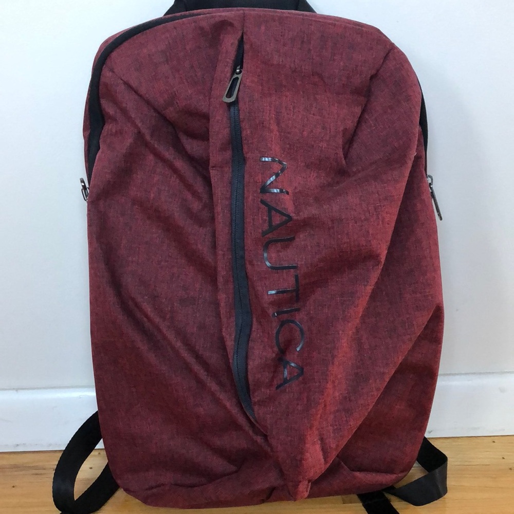 Nautica Nylon Center Zip Backpack